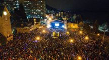 Imagen de Con el show de La K’onga cerró la Fiesta de la Nieve en Bariloche