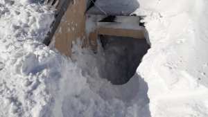 ¡Siete metros de nieve en Copahue!: «Agarré la pala, cavé y salí como lombriz”