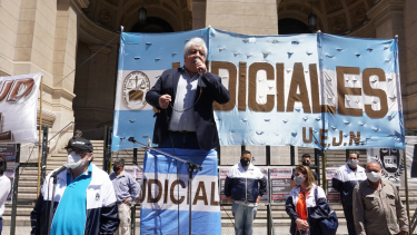 Julio Piumato lidera la Unión de Empleados de la Justicia de la Nación (UEJN). Foto gentileza. 