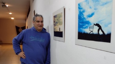 García lleva adelante su primera muestra individual. Foto: gentileza.