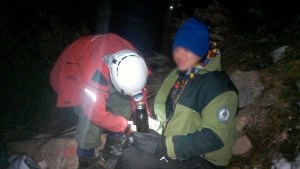 Un joven turista inició el ascenso al refugio Frey por la tarde, lo sorprendió la noche y se perdió
