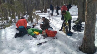 Un turista extranjero fue evacuado del refugio Jakob