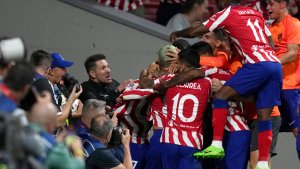 Triunfo agónico del Aleti, derrota de Inter y goleada de Barcelona por Champions League