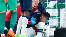 Imagen de Video: el duro golpe que sufrió Cristiano Ronaldo en el triunfo de Portugal