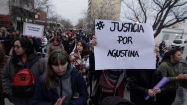 Marcha por el femicidio de Agustina Fernández en Cipolletti. Foto Archivo: Florencia Salto. 