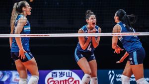 Las Panteras derrotaron a Colombia e hicieron historia en el Mundial de Vóley