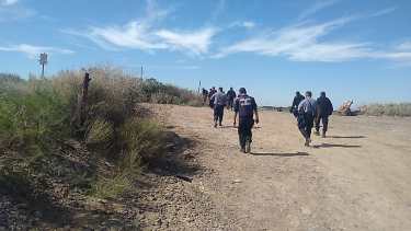 El cuerpo fue encontrado a 15 kilometros de la zona de Cinco Compuertas. Foto: gentileza