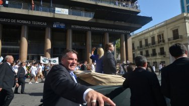 Alejandro Astesiano, es quién esta a cargo de la seguridad presidencial de Lacalle Pou. Foto: Carlos Pazos/EL Observador