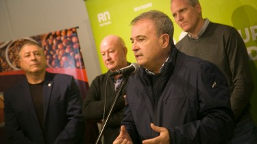 El acto fue encabezado por Pesatti y Palmieri. Foto: Pablo Leguizamon. 