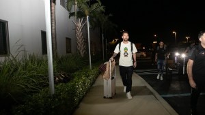 Así llegó Messi a Miami para jugar con la selección