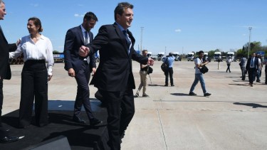 El ministro de Economía Sergio Massa encabeza un acto en Bariloche. Archivo