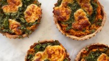 Imagen de Tartitas 100% integrales de zapallo y espinaca