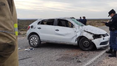 Un adolescente murió tras el vuelco en Ruta 6. Foto: Facebook Radio arenas