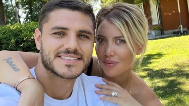 Mauro Icardi y Wanda Nara mantienen una tirante relación, de muchas idas y vueltas.-