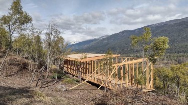 La denuncia se presentó a fines de agosto, pero la construcción avanza. Foto: gentileza