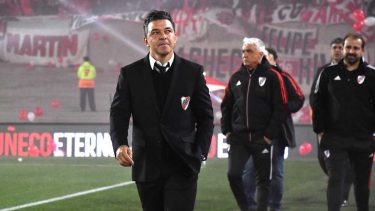 Gallardo se despidió de River en octubre.