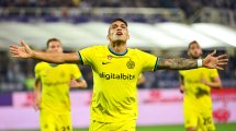 Imagen de Doblete de Lautaro Martínez en la victoria de Inter y salida por lesión de Nico González