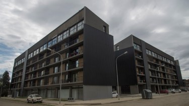 El Procrear ya tiene en Bariloche departamentos habitados y ahora construye un nuevo desarrollo. Foto: Marcelo Martinez