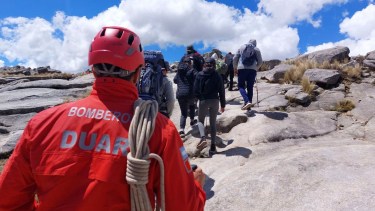 El Cerro Champaquí fue el centro de un nuevo operativo de rescate a estudiantes