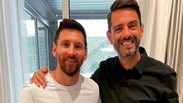 Giralt se emocionó al entrevistar a Messi.