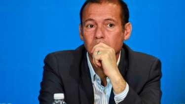 El gobernador dio una conferencia de prensa esta mañana tras la presentación del plan foresto industrial. Foto: Matías Subat.