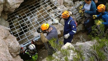 El turismo que se quiere aplicar en Neuquén, para visitar cavernas, se llama "espeleoturismo". (Foto Neuquén informa).-