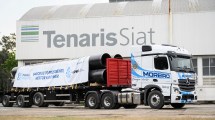 Imagen de Inició el traslado de los primeros caños de Tenaris para el gasoducto a Vaca Muerta