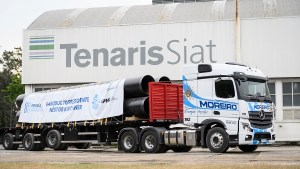 Inició el traslado de los primeros caños de Tenaris para el gasoducto a Vaca Muerta
