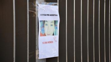 Agostina tenía 22 años cuando fue asesinada, el 14 de mayo de 2021. Foto Matías Subat.
