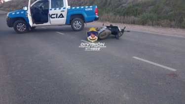 Mientras se realizaban las pericias, se desvió el tránsito sobre Ruta 7. Foto: Gentileza