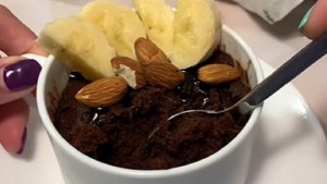 Receta express: brownie en taza
