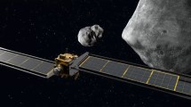 Imagen de La NASA confirmó que el impacto de la misión DART cambió la órbita del asteroide Dimorphos