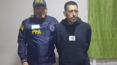 La imagen que difundió la Policía Federal de la detención del jefe narco. 