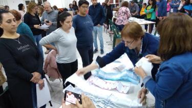Los docentes ratificaron la continuidad de la lista Azul Arancibia al frente de Unter. 