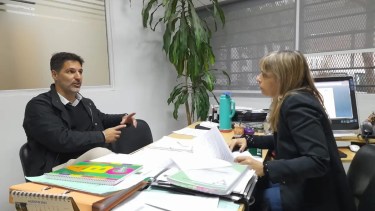 Trabajo y Transporte acordaron la próxima estrategia. Foto: gentileza.