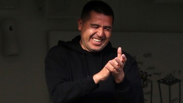 Juan Román Riquelme, vice presidente de Boca y máximo responsable del fútbol del club. 