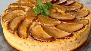 Torta de manzana sin TACC y elaborada en licuadora