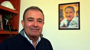Pesatti resaltó la figura de Artémides Zatti. Foto: Marcelo Ochoa.