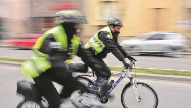 Los efectivos policiales del agrupamiento Seguridad bajaron casi un centenar en dos años. Foto: Marcelo Ochoa.