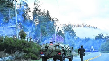 Fuerzas federales desalojaron el 4 de octubre último los predios usurpados en Villa Mascardi. Foto: archivo Chino Leiva