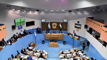 El rechazo agrupó a ocho legisladores, siete del Frente de Todos y Juan Martín de Juntos por el Cambio. Foto: Marcelo Ochoa