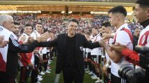 Imagen de Marcelo Gallardo en su despedida de River: «Llegó el final de un hermoso viaje»