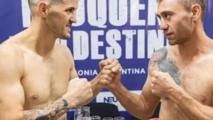 Los hermanos Godoy son las figuras del festival de boxeo en Centenario