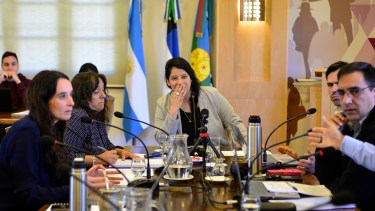 El debate se generó esta mañana en la comisión legislativa. Foto: Chino Leiva