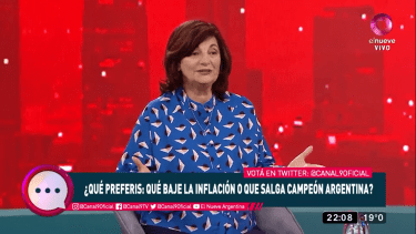 ¿Que baje la inflación o que Argentina gane el Mundial? La ministra Kelly Olmos prefiere que Messi levante la Copa