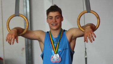 Fausto Catini, que viene de ganar cuatro medallas en el Sudamericano de Guayaquil, estará en el Nacional que disputa desde hoy en Cipolletti. (Foto/ Andrés Maripe)
