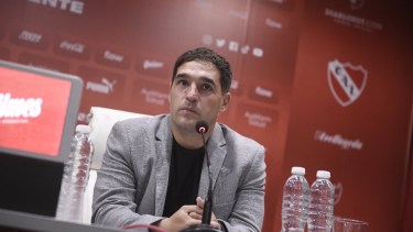 Leandro Stilitano fue presentado hoy en conferencia de prensa. 