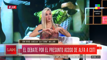 La Tora de Gran Hermano estuvo anoche en LAM. 