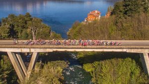 Corte de la Ruta 40 para que se corra la nueva edición de Gran Fondo Siete Lagos
