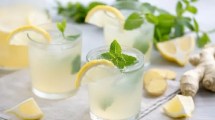 Imagen de Cómo hacer una refrescante limonada de menta y jengibre